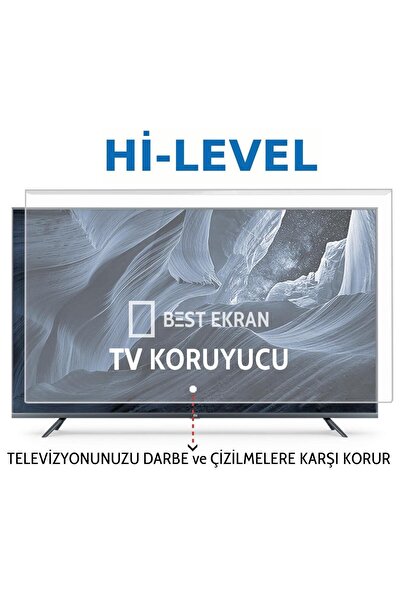 Hi-Level 55" Inç 140 Ekran Televizyon Ekran Koruyucu (KIRILMAZ) Led Oled Qled Frameles Hd 4k/8k Uyumlu |