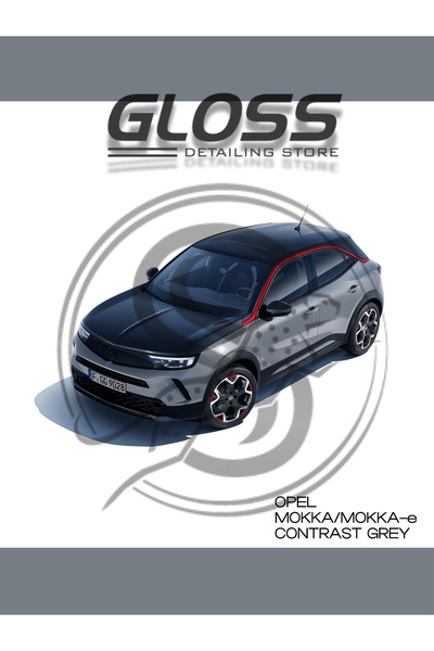 Gloss Detailing Opel Mokka Kontrast Gri(Kuvars Gri) G4I Profesyonel Taş izi V...