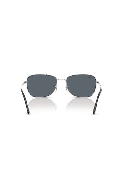 Ray-Ban Ray Ban Unisex Rectangle Sunglasses- Rb 3755 - Lense Size:62mm - Silver