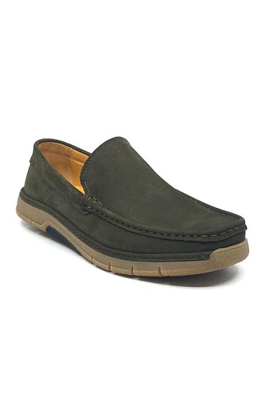 Luis Figo 100% Leather Nubuck Men's Summer Comfortable Tımbır Rok Laceless Shoes New Season 40-44