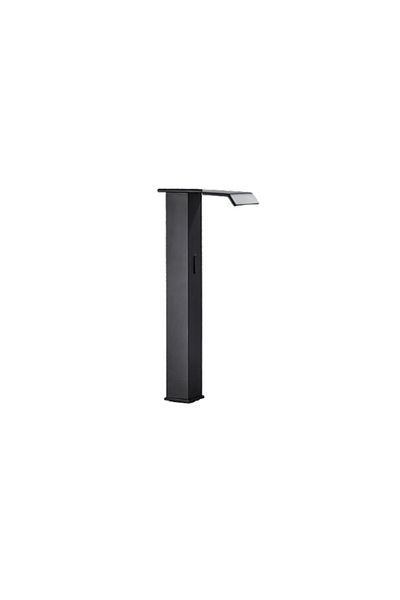 Blackswan Design Bathroom sink faucet, Blackswan, Type M182, black model with waterfall spout and sensor, 32 cm
