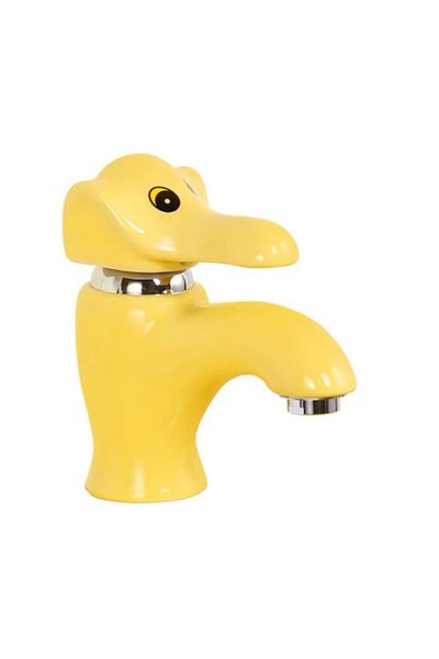 Blackswan Design Baterie chiuveta baie, Blackswan, Tip M291 Elefant, model galben, dimensiune 16 cm