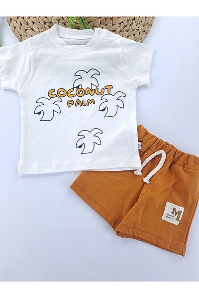 Butik Baby Boy / Child Shorts T-Shirt Summer Double Set Coconut Printed Premium Quality
