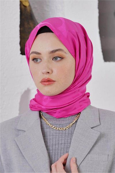 Loryan Scarf Jacquard Shawl - Stone Floss Jacquard Shawl 4312