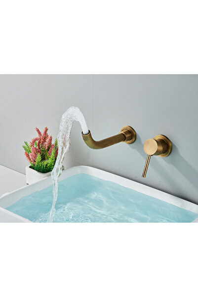 Blackswan Design Baterie chiuveta baie, Blackswan, Tip M208, model bronz antichizat, dimensiune 20 cm