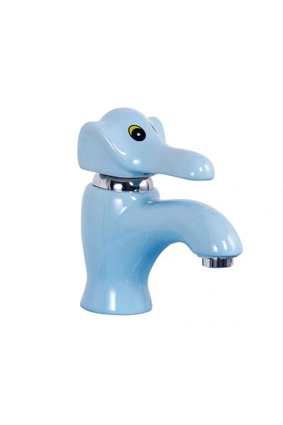 Blackswan Design Bathroom sink faucet, Blackswan, Type M287 Elephant, blue model, size 16 cm