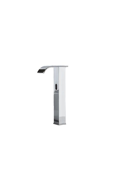 Blackswan Design Bathroom sink faucet, Blackswan, Type M186, tall chrome with waterfall spout and sensor, 30.5 cm