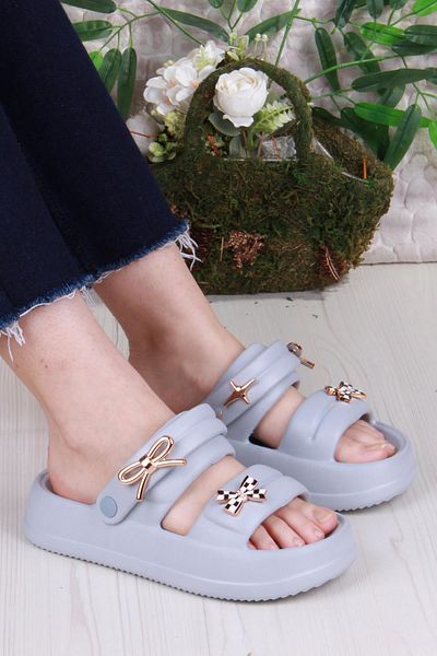 fort E458 Daily Beach Sea Pool Slippers Lightweight Comfortable Flexible Women's Slippers