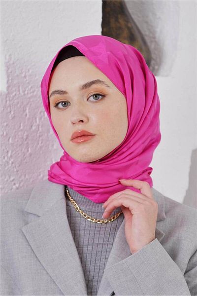 Loryan Scarf Jacquard Shawl - Stone Floss Jacquard Shawl 4312