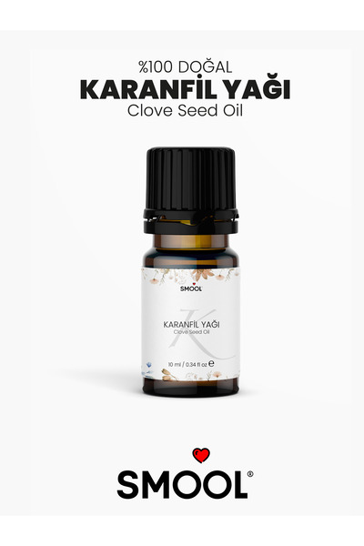 SMOOL زيت القرنفل العطري النقي والطبيعي 100%، 10 مل