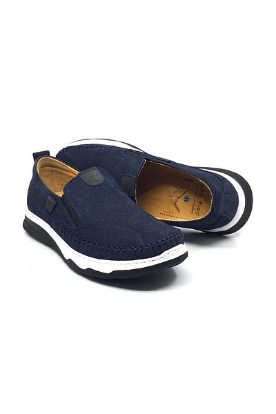 Luis Figo 100% Leather Nubuck Men's Summer Orthopedic Comfortable Laceless Rok Shoes New Season 40-44