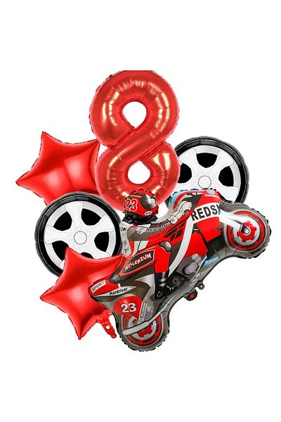CANSIN Race Themed Balloon Set