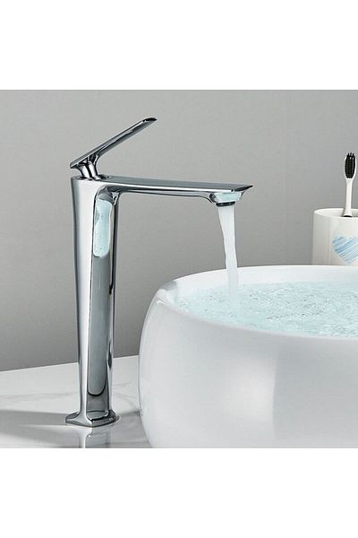 Blackswan Design Baterie chiuveta baie, Blackswan, Tip M202, model crom inalt, dimensiune 28 cm
