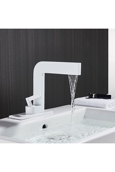 Blackswan Design Baterie chiuveta baie, Blackswan, Tip M25, model alb, dimensiune 20 cm