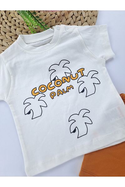Butik Baby Boy / Child Shorts T-Shirt Summer Double Set Coconut Printed Premium Quality