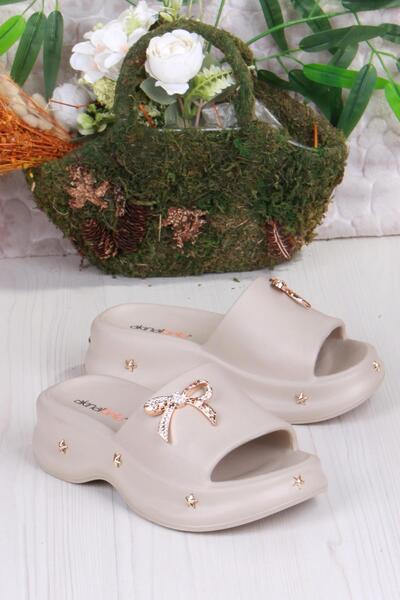 fort E461 Daily Beach Sea Pool Slippers Lightweight Comfortable Flexible Women's Slippers