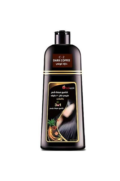 Red Apple Red Apple Shampoo Natural Hair Dye in 30 Minutes with Herbs (Shampoo + Conditioner + Dye) 500 ml - Dark Brown