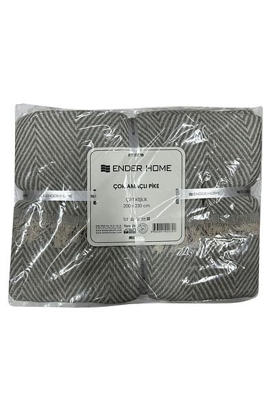 MATMEL Ender home zigzag patterned double bedspread 200 x 230 cm