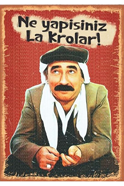 Altunpars Ahşap Üzeri Canlı Anlamlı Sözler Baskısı Yeşilçam