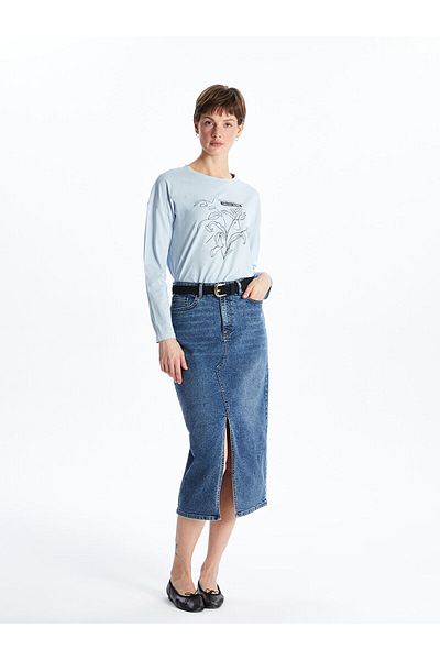 LC Waikiki Crew Neck Floral Women's Tunic