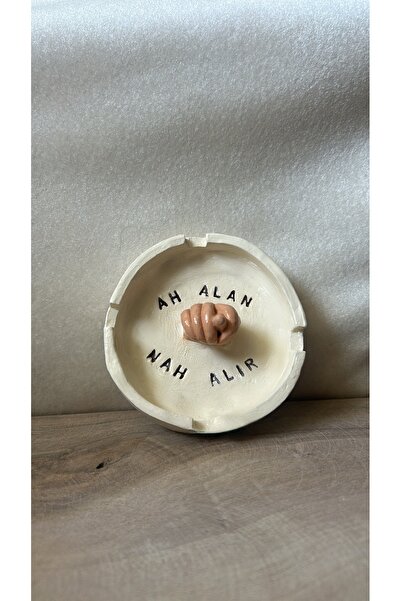 Handmade Dekoratif Hediyelik ‘NAH’ Mottolu Küllük