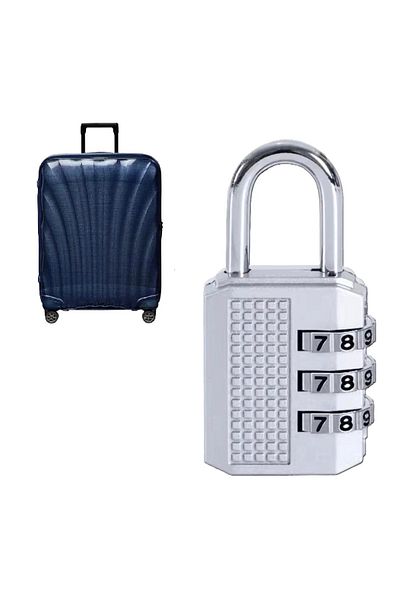BGA Travel Suitcase Valise Combination Lock Office Cabinet Password Padlock