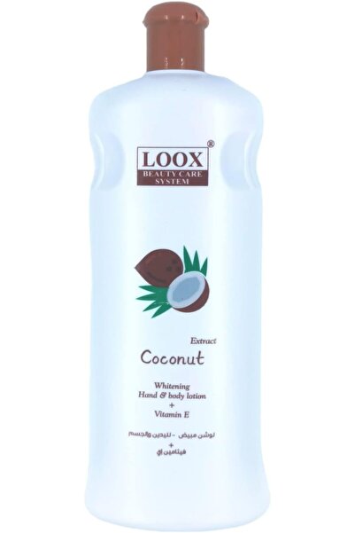 Loox لوشن جوز الهند لليدين والجسم + فيتامين E 600 مل