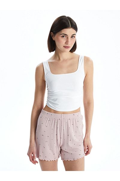 LC Waikiki Square Neck Crop Women's Athlete