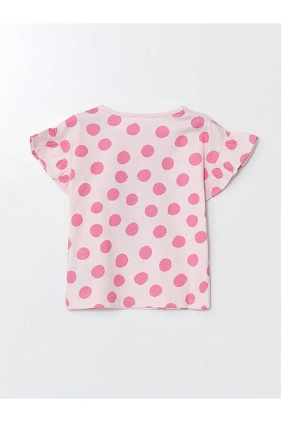LC Waikiki Daisy Duck Printed Baby Girl T-Shirt and Sweatpants 2-Piece