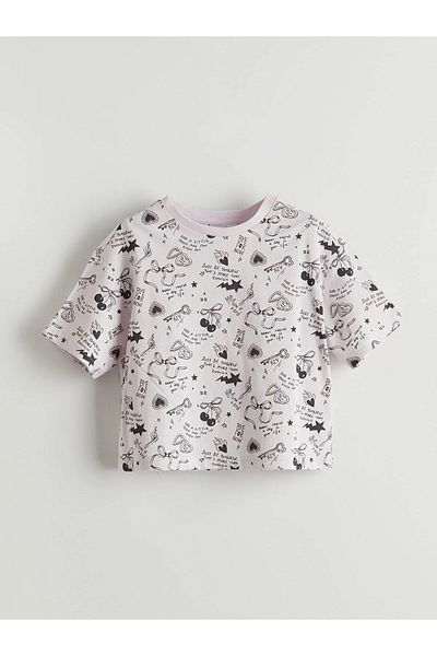 LC Waikiki Κοριτσίστικο T-Shirt Crew Neck