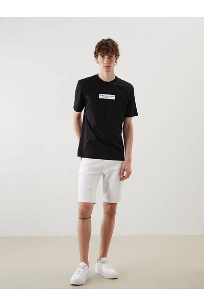 LC Waikiki Tricou pentru bărbați din bumbac pieptănat cu decolteu crew Matchbox Brooklyn