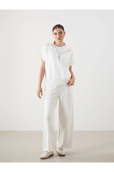 LC Waikiki Γυναικείο μπλουζάκι με όρθιο γιακά Oversize