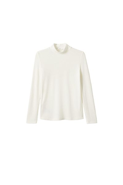 MANGO Tricou de damă Off-White 27001298