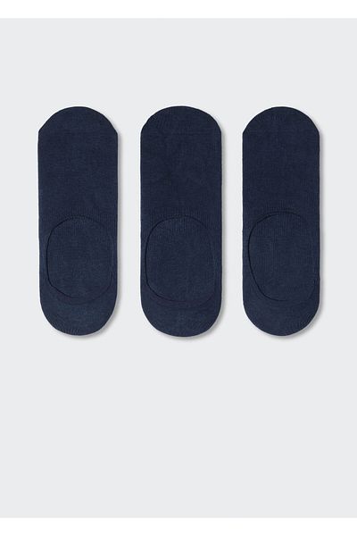 MANGO Ανδρικές κάλτσες Navy Blue 47021306