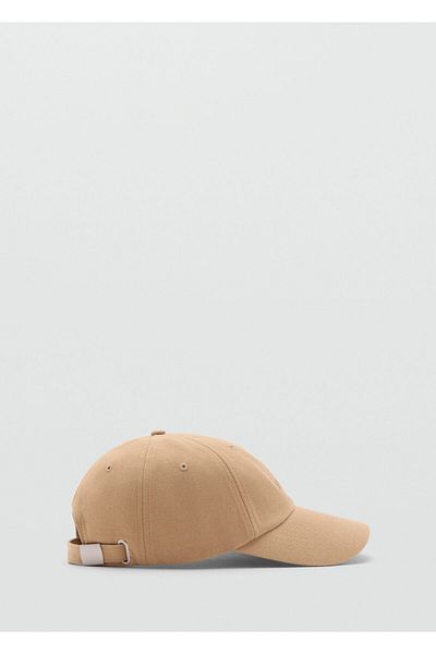 MANGO Woman Hut mit gesticktem Text