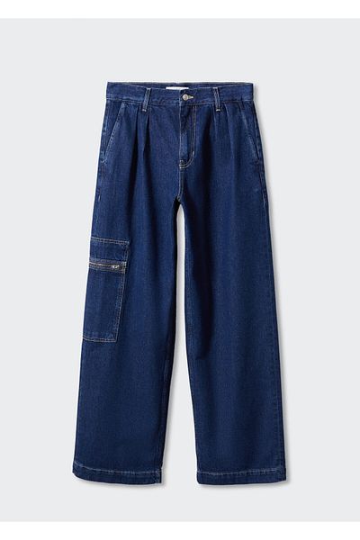 MANGO Blue Women's Jeans 47078648