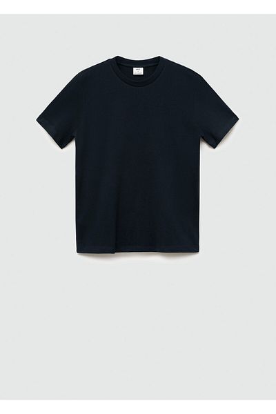 MANGO Woman Tricou pentru bărbați bleumarin 77070606