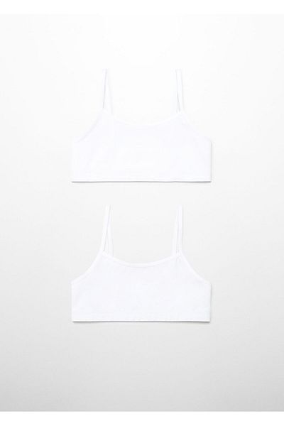 MANGO Off-White Girl's Bra 67036043