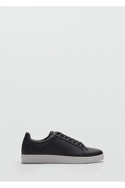 MANGO Woman Schwarzer Herren-Sneaker 77050610