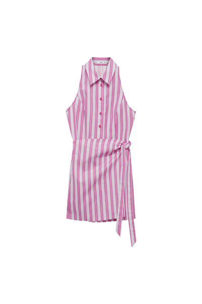 MANGO Pink Women's Dress 77010363