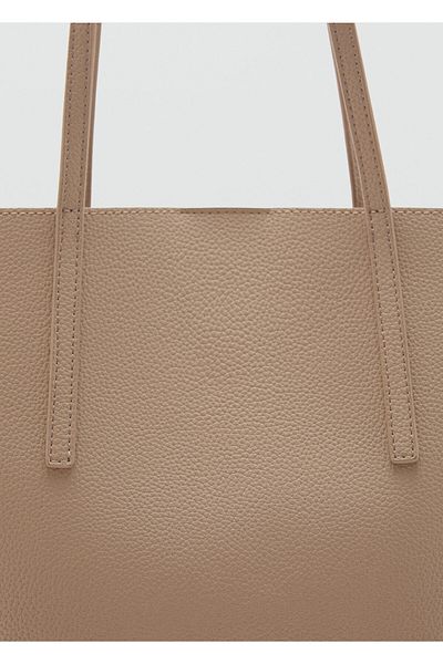 MANGO Geantă de umăr pentru femei Mole Grey 77010272