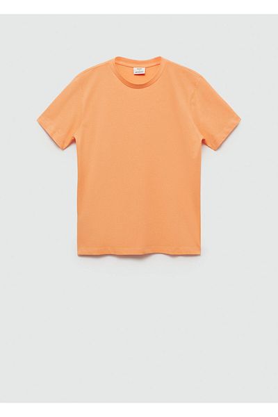 MANGO Woman Πορτοκαλί ανδρικό μπλουζάκι 77070606