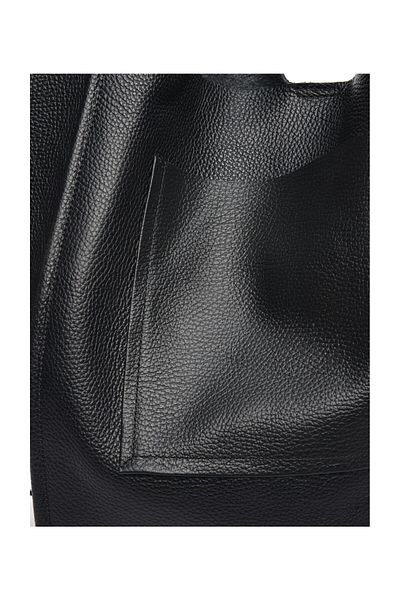 Carla Ferreri Tote Bag 
 100%牛皮 
 Drawstring Closure 
 Inner Zipped Purse 
 Front Pocket 
 Dimensions (L):38X54X19