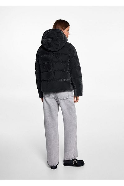MANGO Black Girl's Coat 77045630