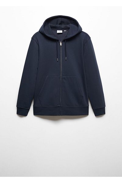 MANGO Hanorac pentru bărbați bleumarin 67050441