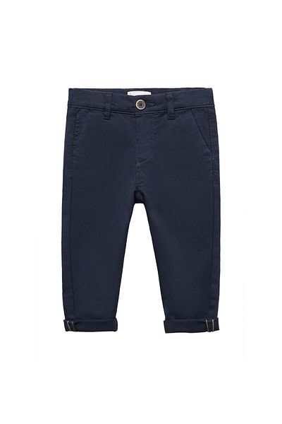 MANGO Navy Blue Baby Boy Pants 67110661