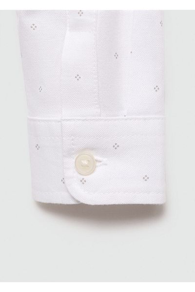 MANGO Baby Boy White Shirt