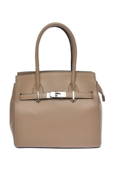 Carla Ferreri Taška na ruky 
 100% kravská koža 
 vrchné zakrytie zip 
 Rozmery: 21,5x24x13 cm 
 Ručička: 32 cm 
 Popruh na rameno: 1