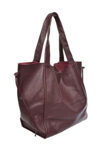Carla Ferreri Tote Bag 
 100%牛皮 
 Drawstring Closure 
 Inner Zipped Purse 
 Front Pocket 
 Dimensions (L):38X54X19