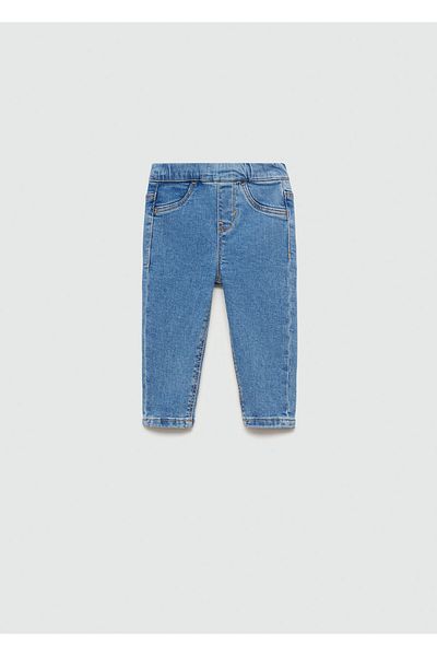MANGO Blue Baby Girl Jeans 77051507